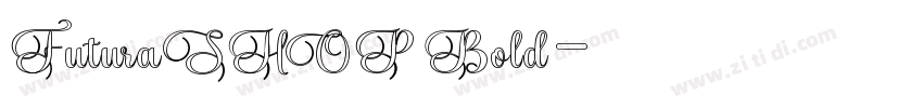 FuturaSHOP Bold字体转换